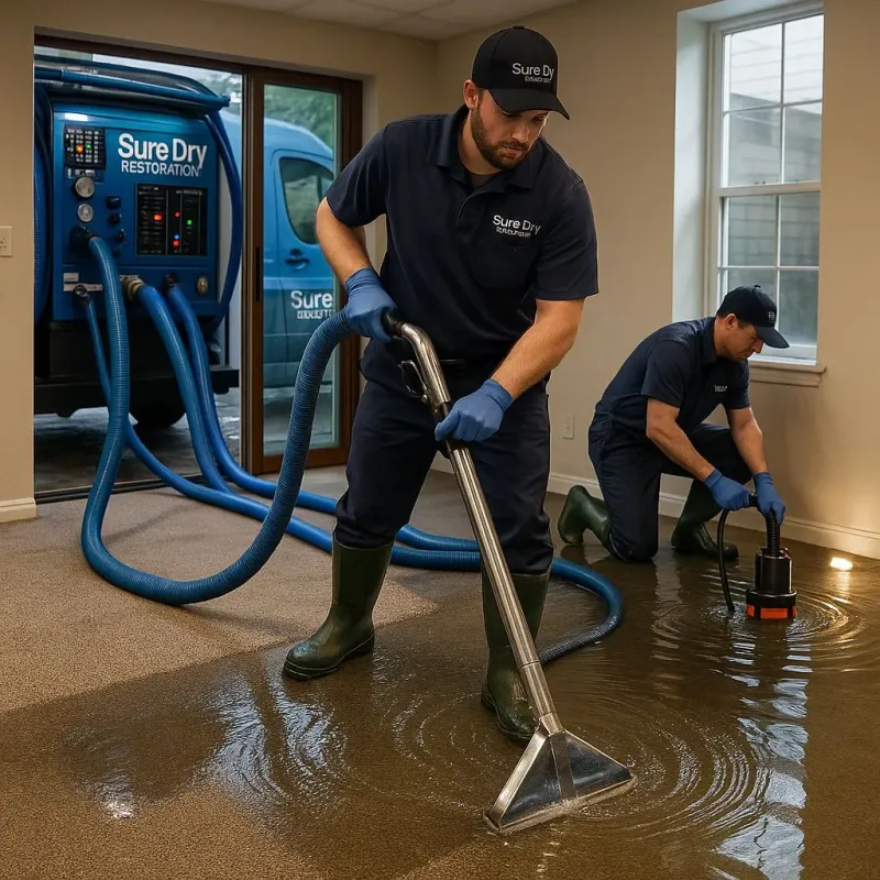 Water Extraction and Removal process in Garden City, GA